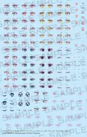 KOTOBUKIYA DESIRE MAIDEN RAIDER SUGAR GLAZE EYE DECAL SET - Megami Device - photo 1