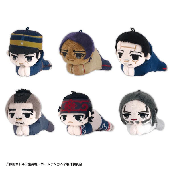 GOLDEN KAMUY HUG CHARACTER COLLECTION 2 PLUSH KEY CHAIN BLIND BOX