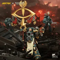 JOYTOY Sons of Horus Maloghurst the Twisted, the Warmaster's Equerry with Legion Standard and Banestrike Bolter - Warhammer 40K - photo 12