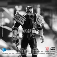 HIYA TOYS 1/12 Scale 6 Inch JUDGE DREDD Judge Dredd Black&White Ver. Action Figure - JUDGE DREDD - photo 8