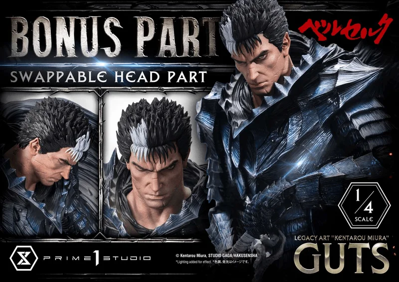Legacy Art "Kentarou Miura" Berserk Guts 1/4 Scale Bonus Version