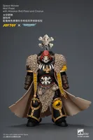 JOYTOY Space Wolves Wolf Priest with Absolvor Bolt Pistol and Crozius - Warhammer 40K - photo 7