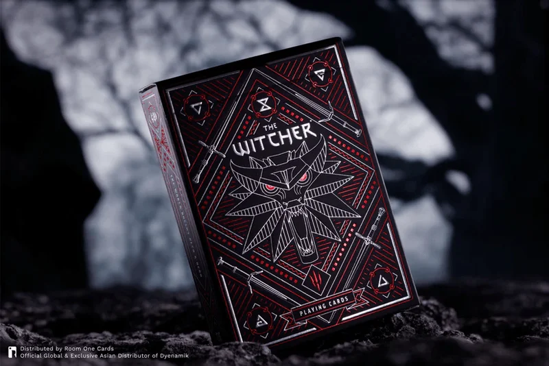 Room One Cards The Witcher Playing Cards - Red Edition - The Witcher