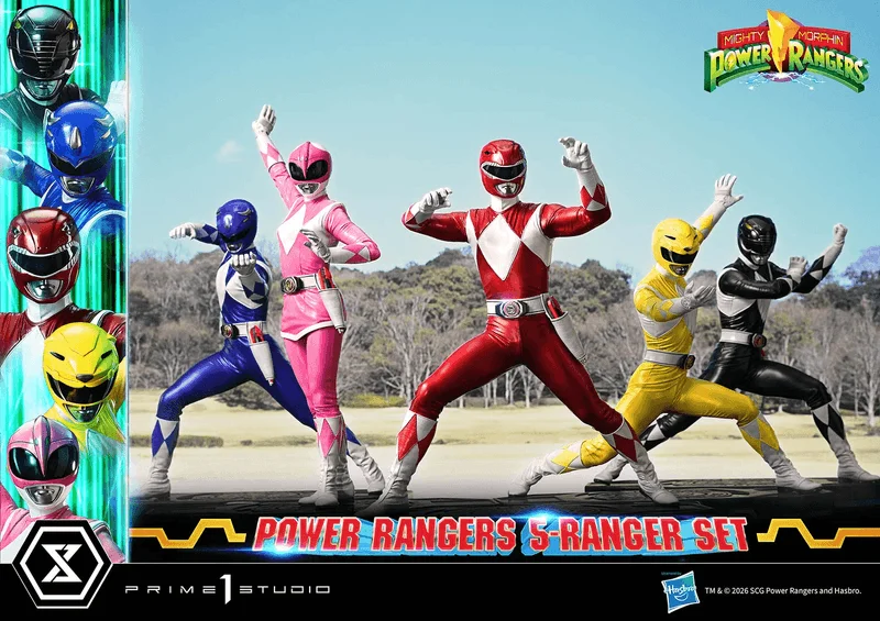 Premium Masterline Mighty Morphin Power Rangers Power Rangers 5-Ranger Set
