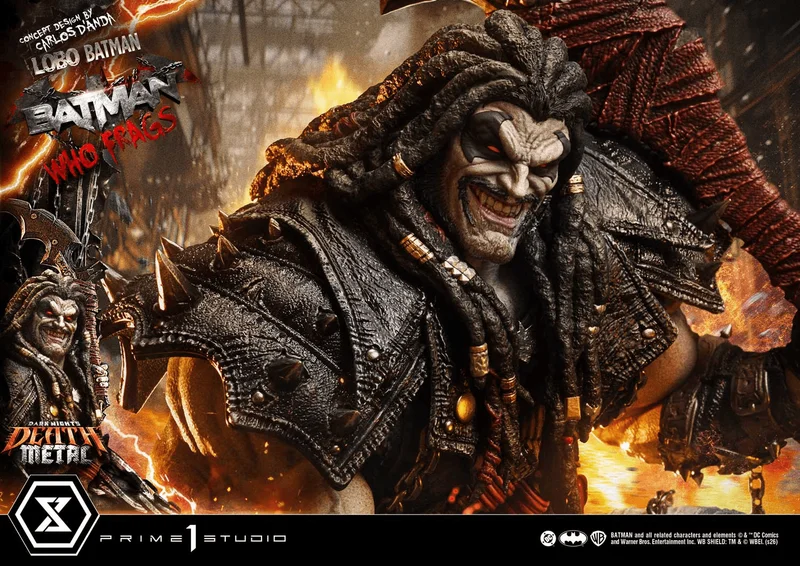 Museum Masterline Dark Nights: Death Metal (Comics) Lobo Batman: Batman Who Frags (Concept design by Carlos D'Anda)
