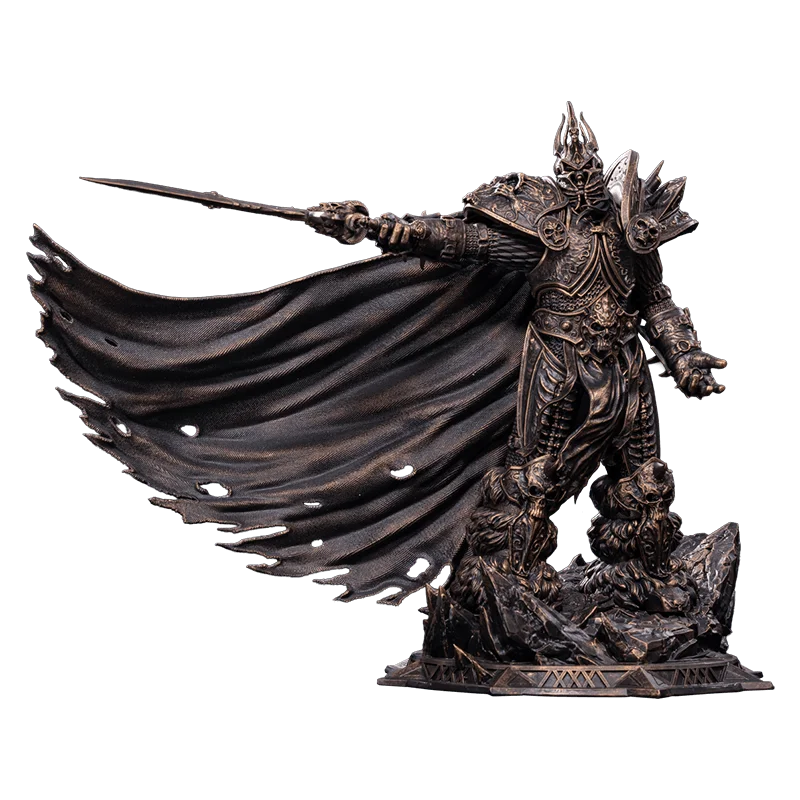 Blizzard World of Warcraft® the Lich King 1/10 Scale Bronze-Colored Edition Statue