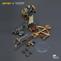 JOYTOY Sons of Horus Maloghurst the Twisted, the Warmaster's Equerry with Legion Standard and Banestrike Bolter - Warhammer 40K - photo 6